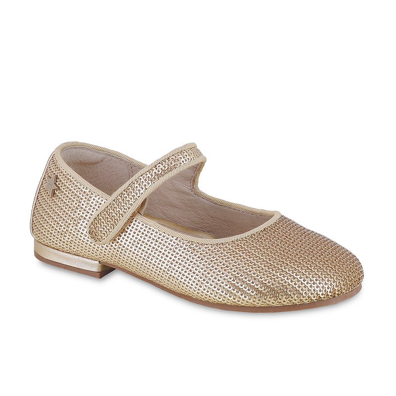 Girls Sequins Mary Jane Ballet Flats - NorthGirls