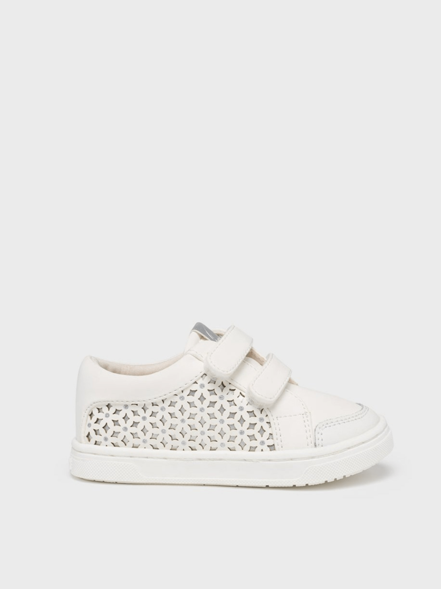 Mayoral Baby Sneakers w/Metallic Accents White_41428 - 050 - NorthGirls