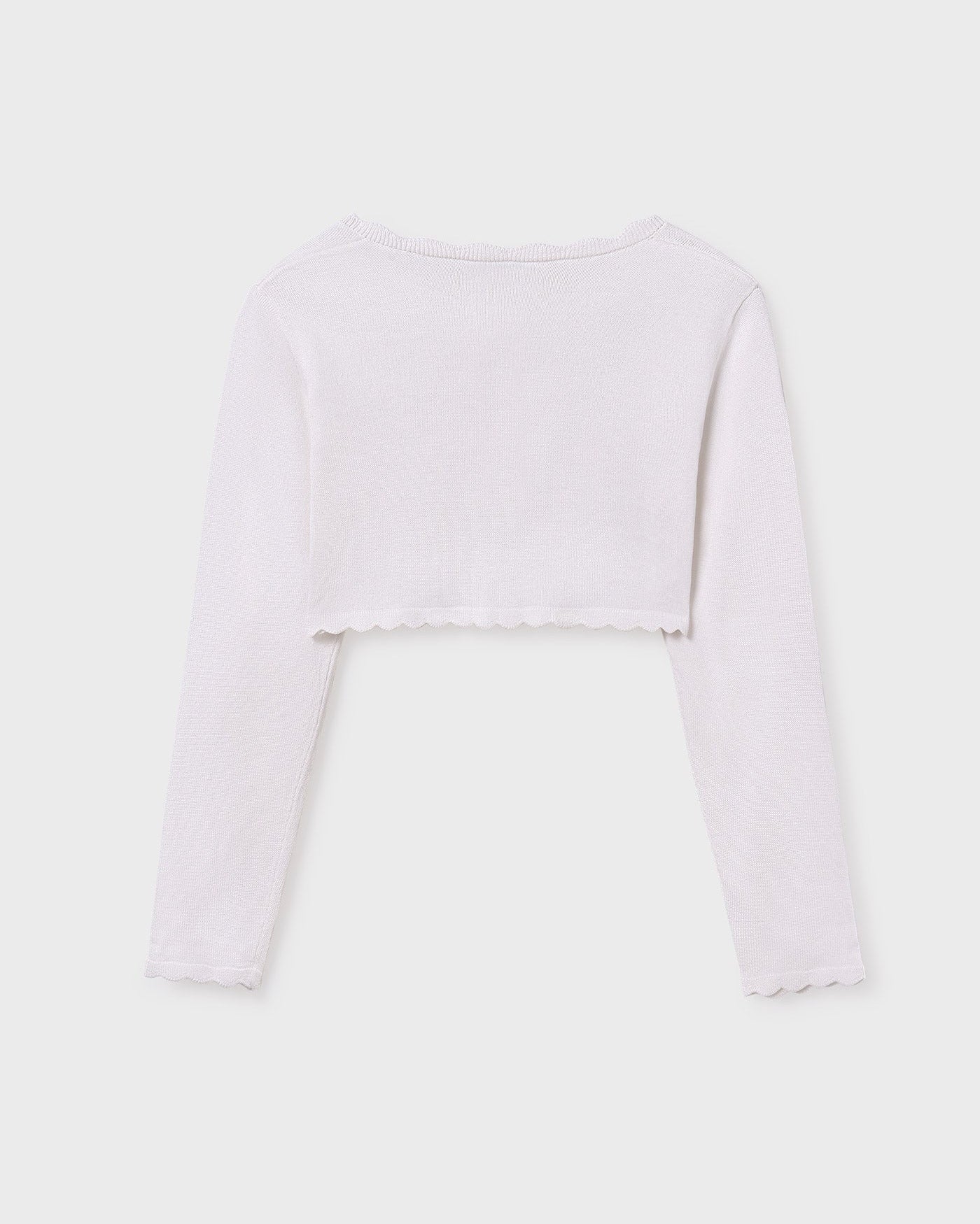 Mayoral Girls Basic Knit Dressy Bolero_ 332 - NorthGirls