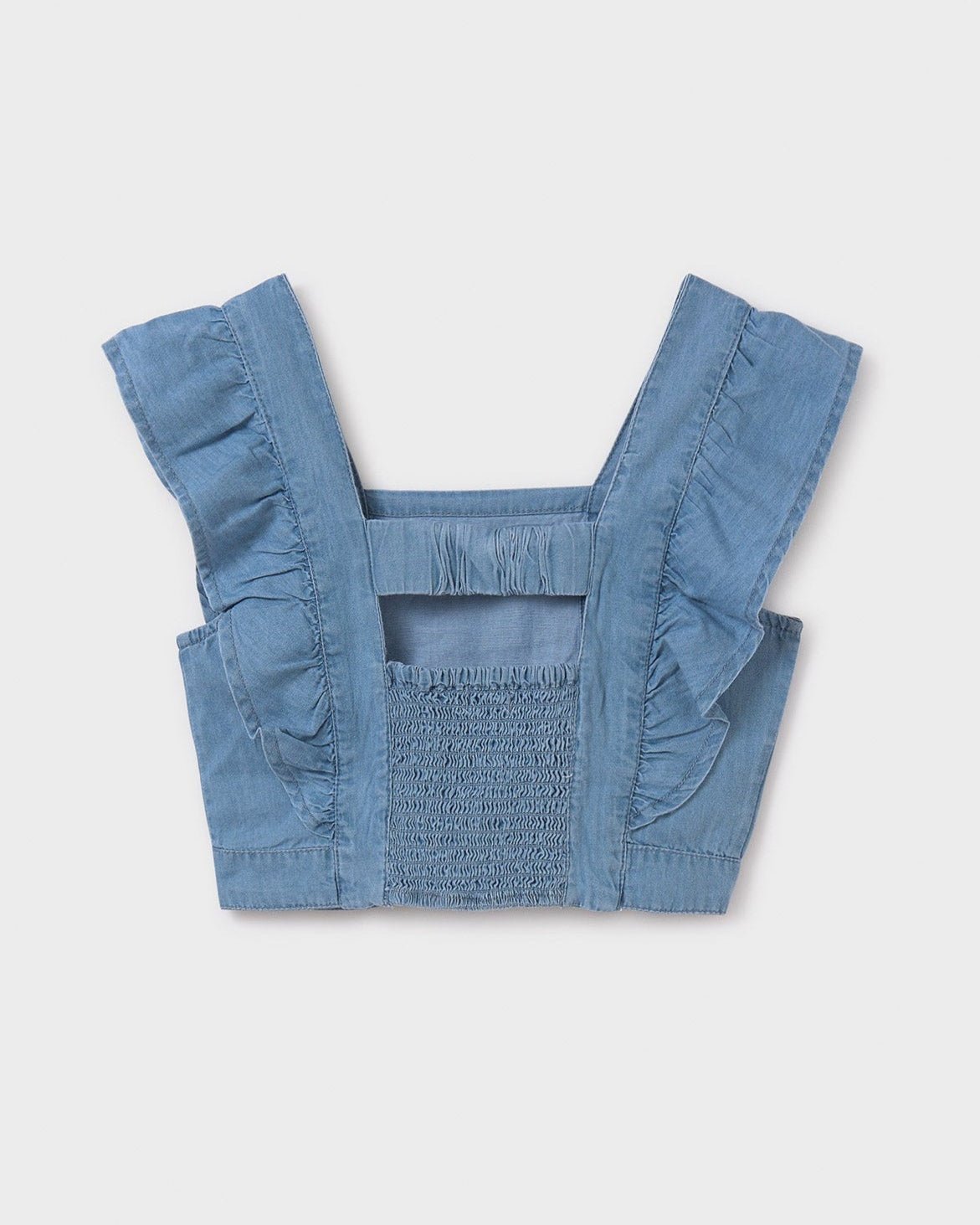 Mayoral Girls Denim Top_ 6091 - NorthGirls