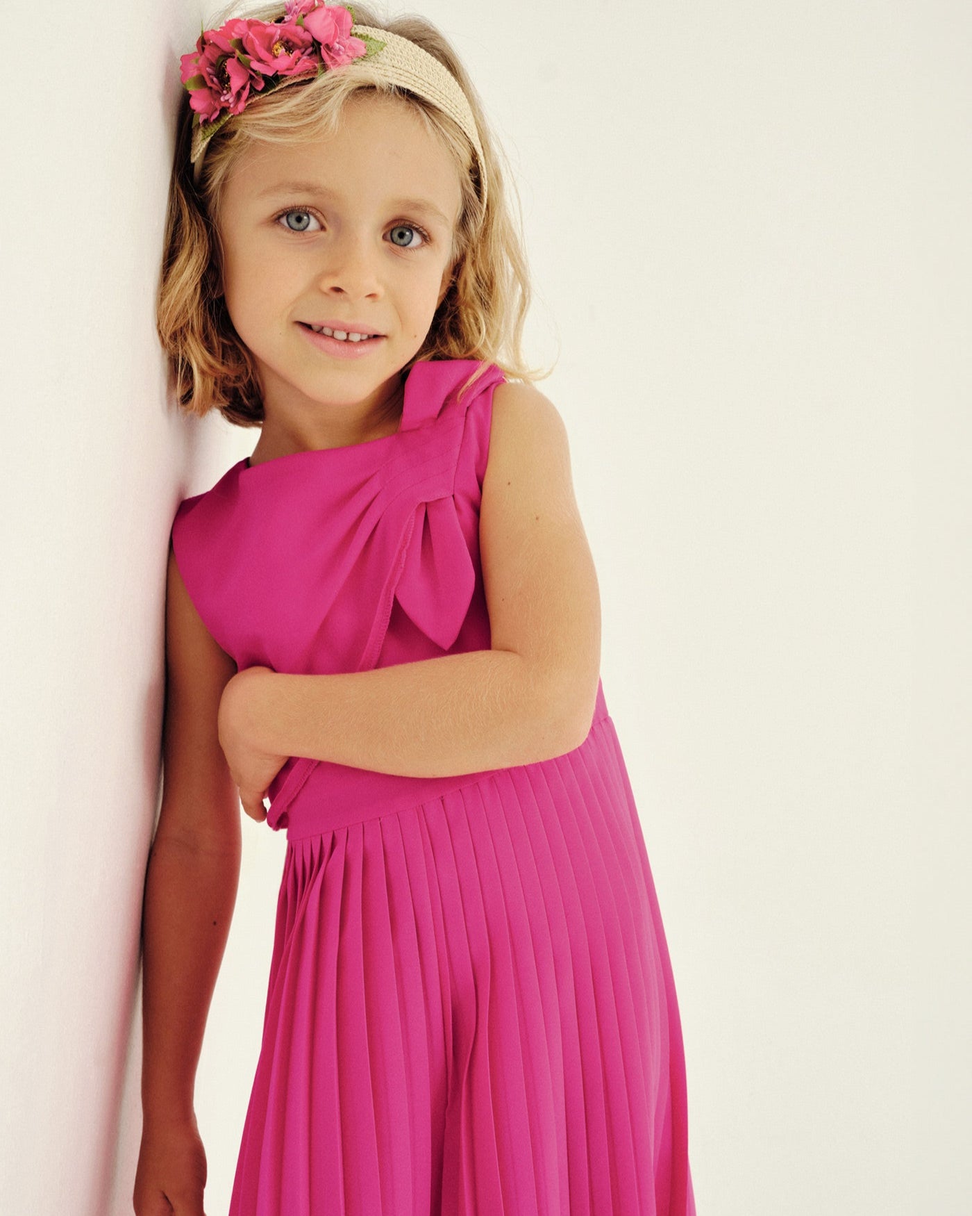 Mayoral Girls Pleated Jumpsuit_ 3872 - NorthGirls