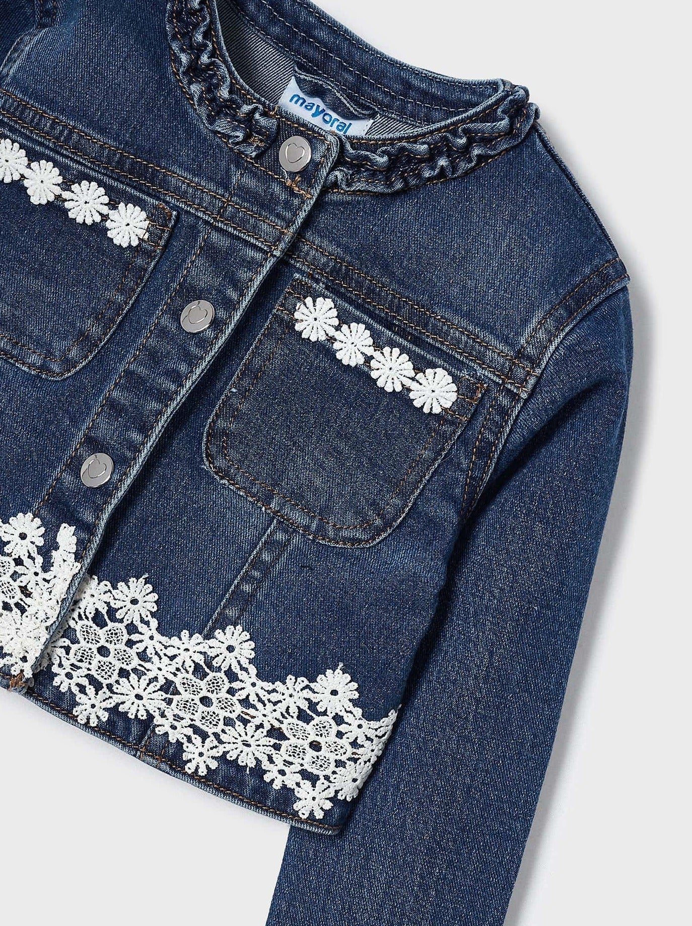 Mayoral Mini Blue Denim Jacket_ 3475 - 5 - NorthGirls