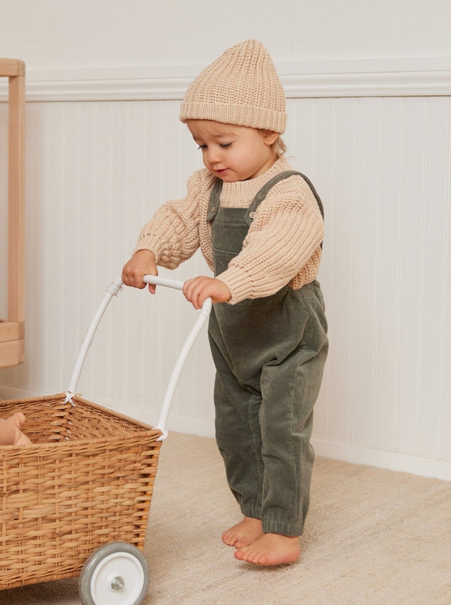 Quincy Mae baby Beige Knitted Beanie _QM067CARA - 391 - NorthGirls