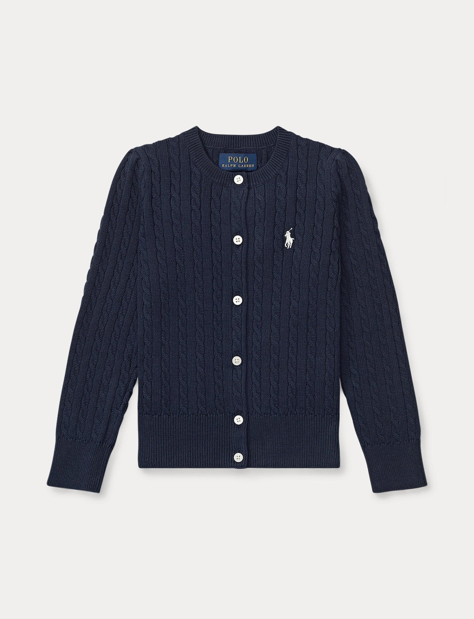 Ralph Lauren Girls Cable Cotton Cardigan - NorthGirls
