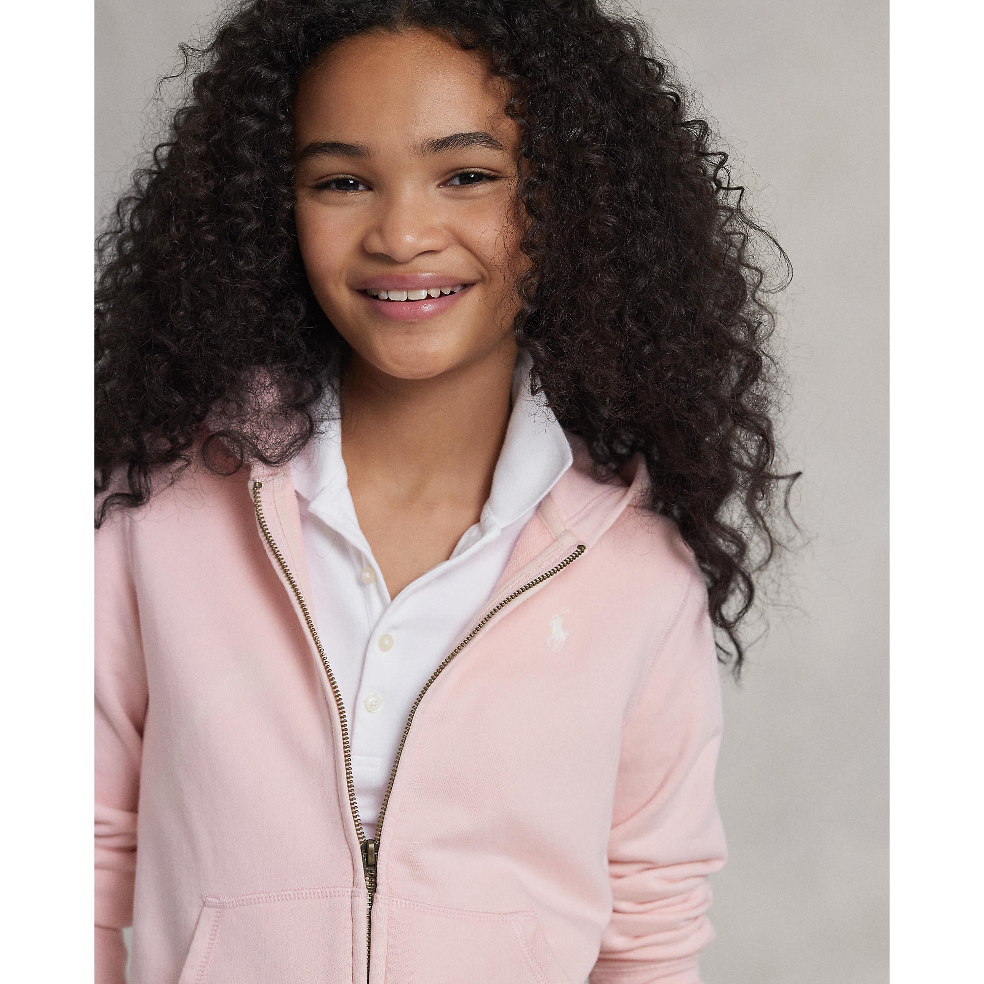 Ralph Lauren Girls Fleece Full Zip Hoodie - NorthGirls