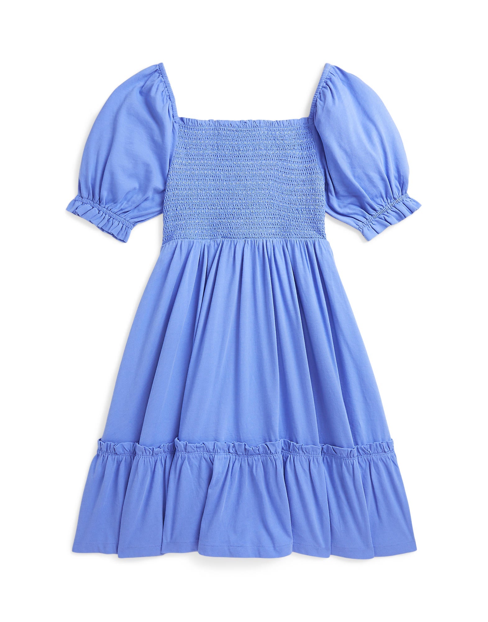 Ralph Lauren Smocked Cotton Jersey Dress_ 313965188001 - NorthGirls