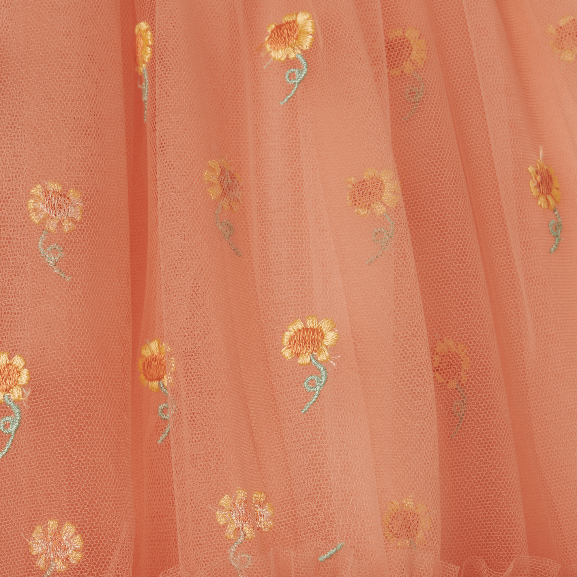 Stella McCartney Sunflowers Tulle Long Skirt_ TU7B04 - L0199 - NorthGirls