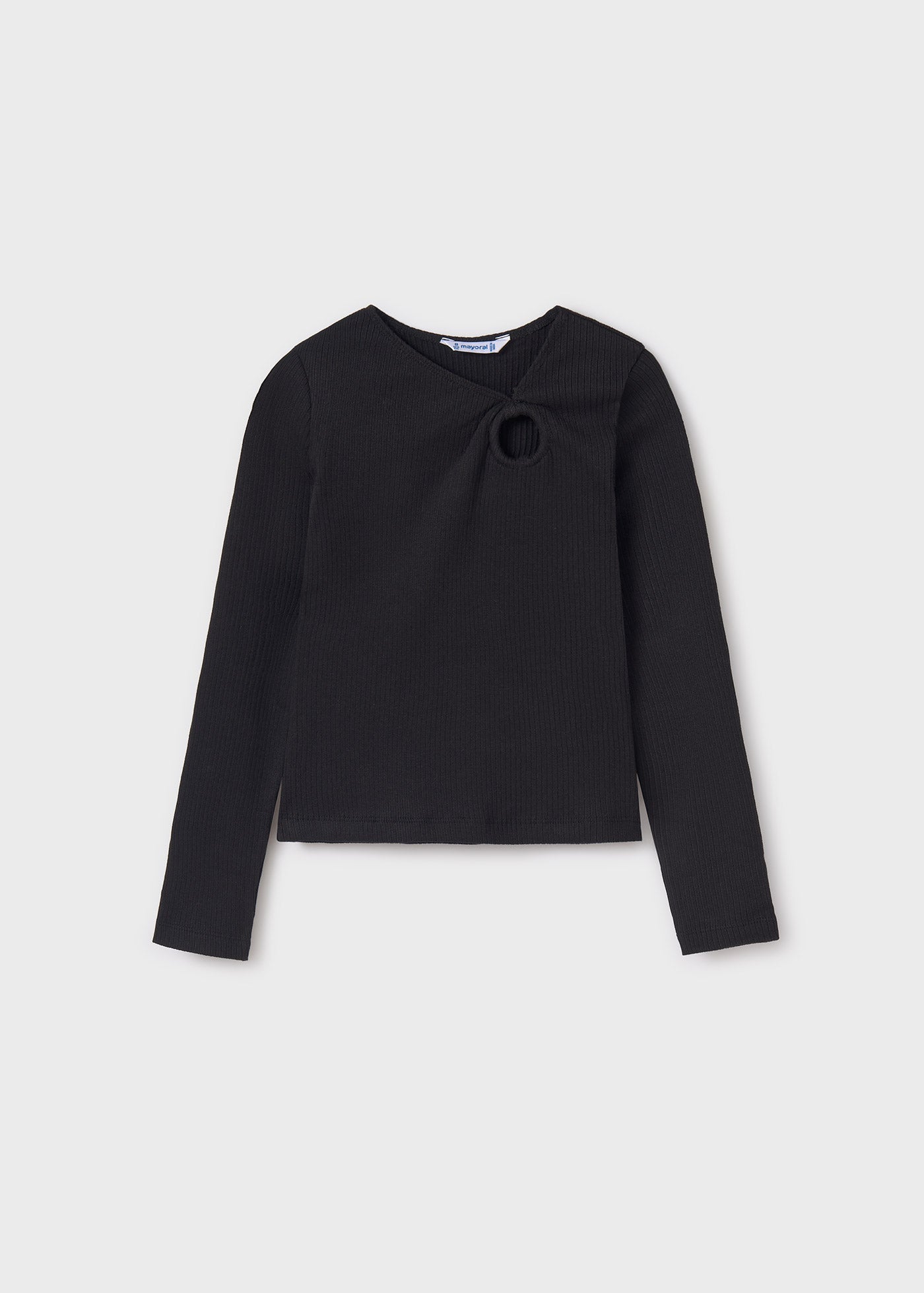 Teen Girl Long Sleeve Ribbed Shirt - NorthGirls
