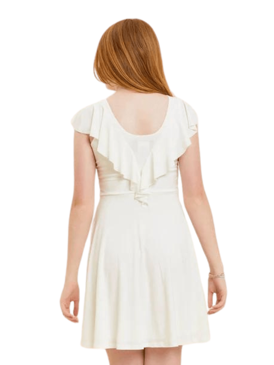 UDT LEAH Ruffle Dress _T3756K - NorthGirls