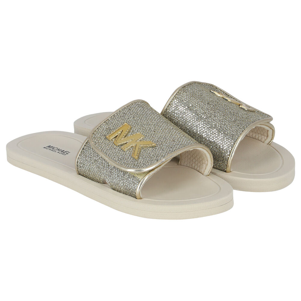 Michael kors vanilla clearance flip flops