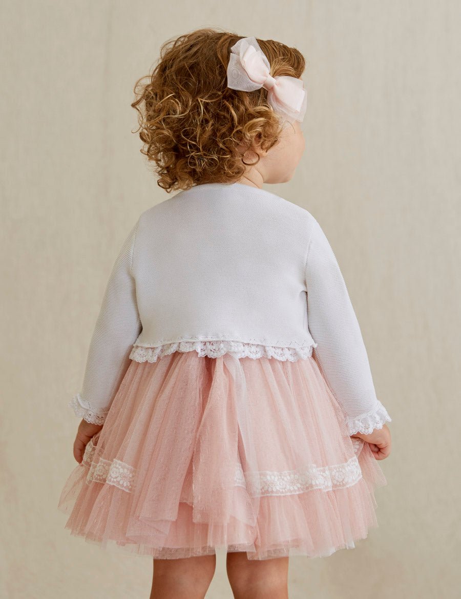Abel & Lula Baby Knit Bolero _White 5335 - 071 - NorthGirls
