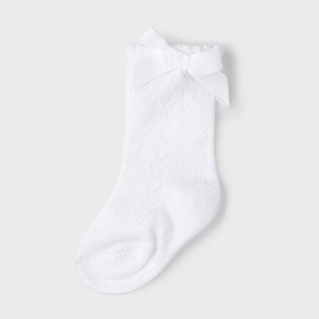 Mayoral Baby High Openwork Socks _White 9481 - 65 - NorthGirls
