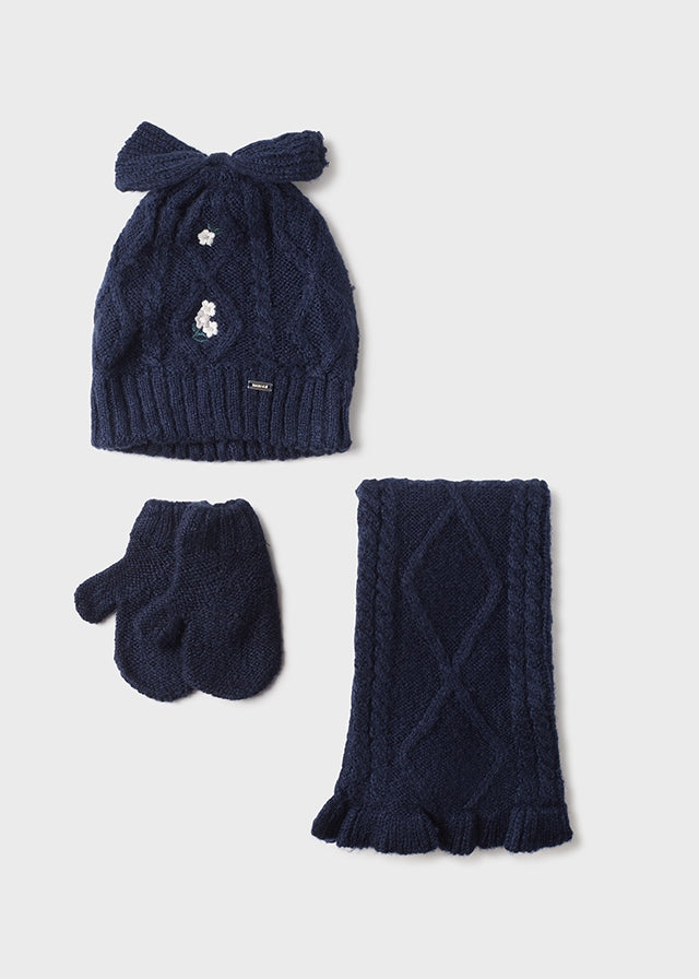 Infant hat deals and glove set