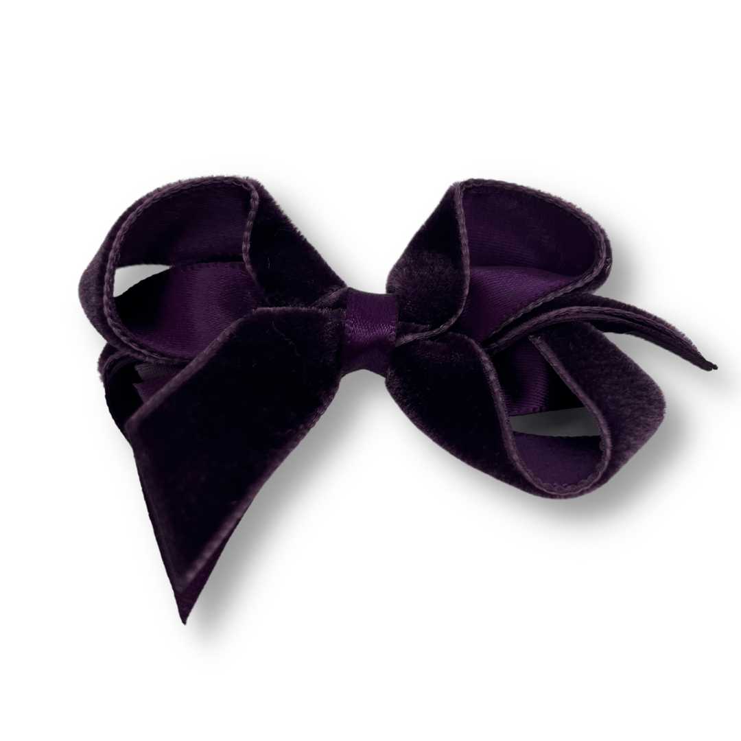 Velvet Bow 3" w/Clip _VTBB3 - NorthGirls