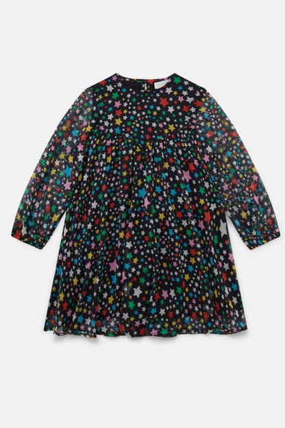 Swirling Multicolor Stars Dress