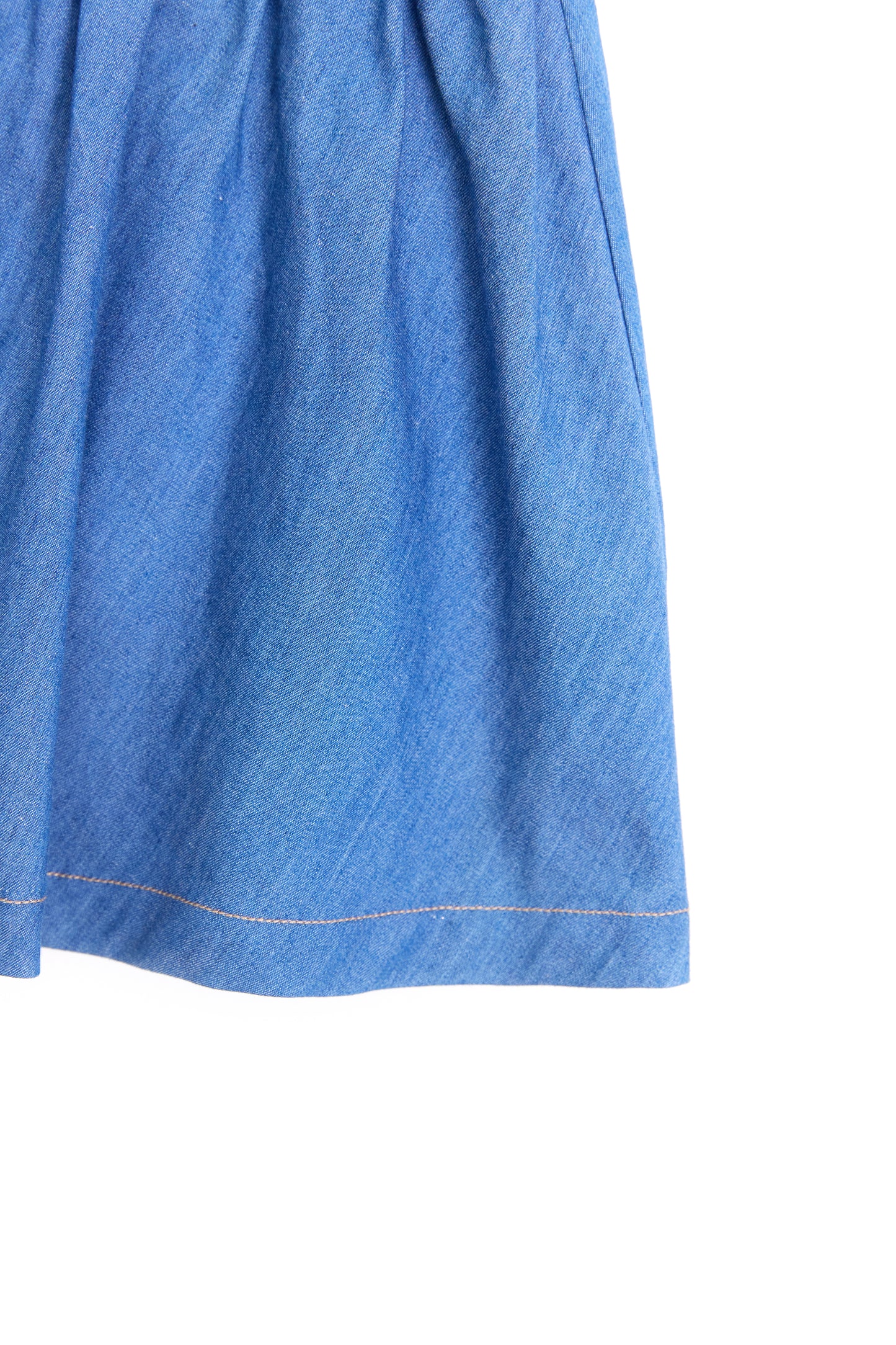 Girls Chambray Denim Skirt