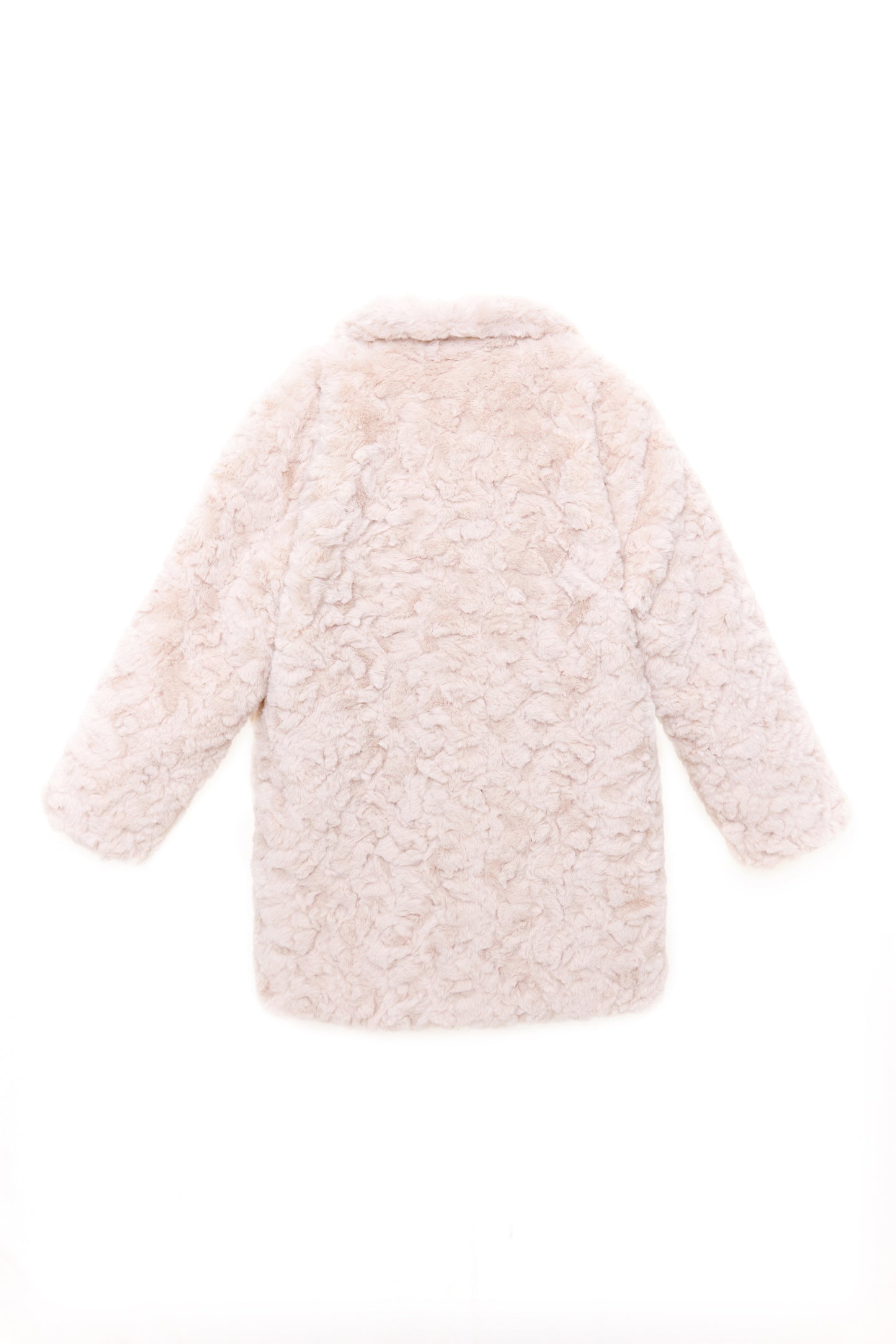 Girls Long Faux Fur Coat