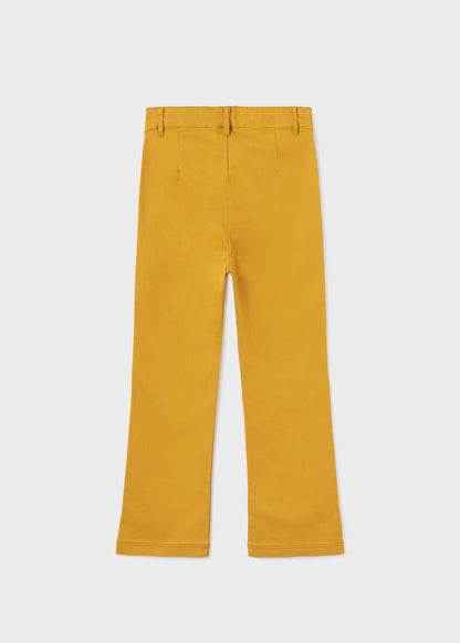 Mayoral Junior Yellow Patch Pocket Straight Pants _7504-15