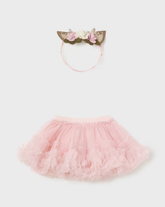 Baby Girl Skirt and Headband Set