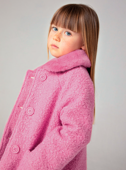 Girls Soft Shearling Coat