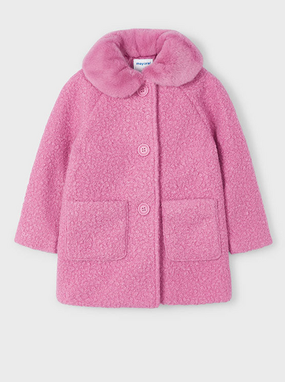 Girls Soft Shearling Coat