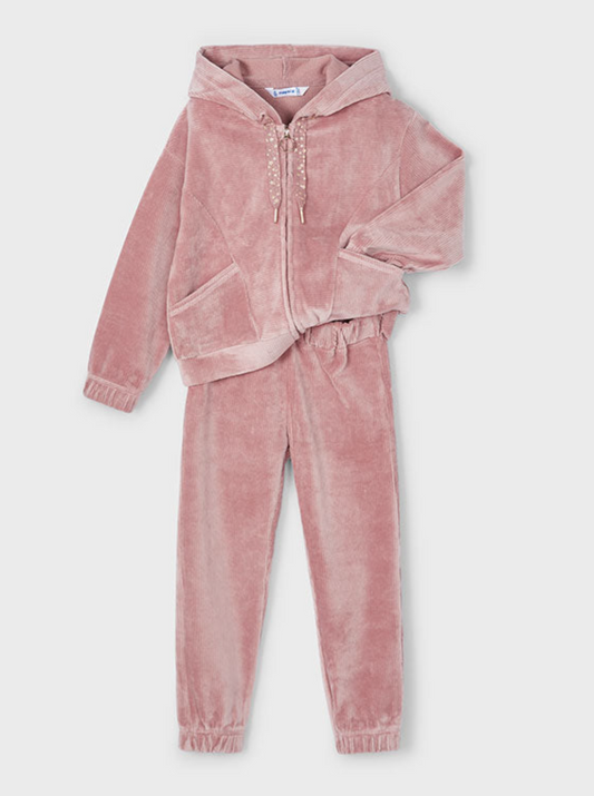 Girls 2pc Corduroy Tracksuit Set