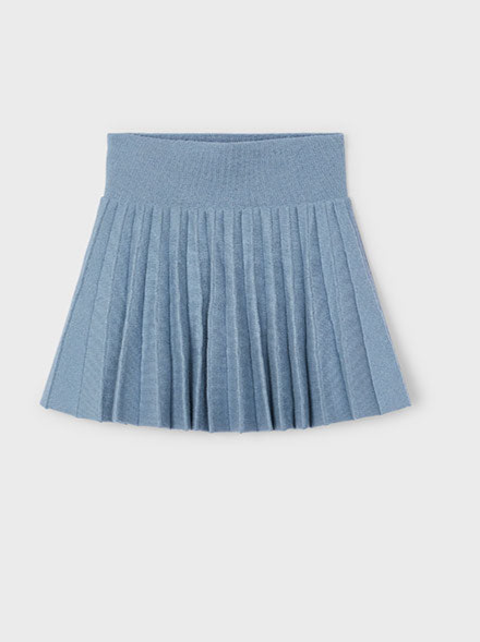 Girls Knit Pleated Skirt