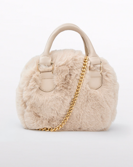 Girls Faux Fur Handbag