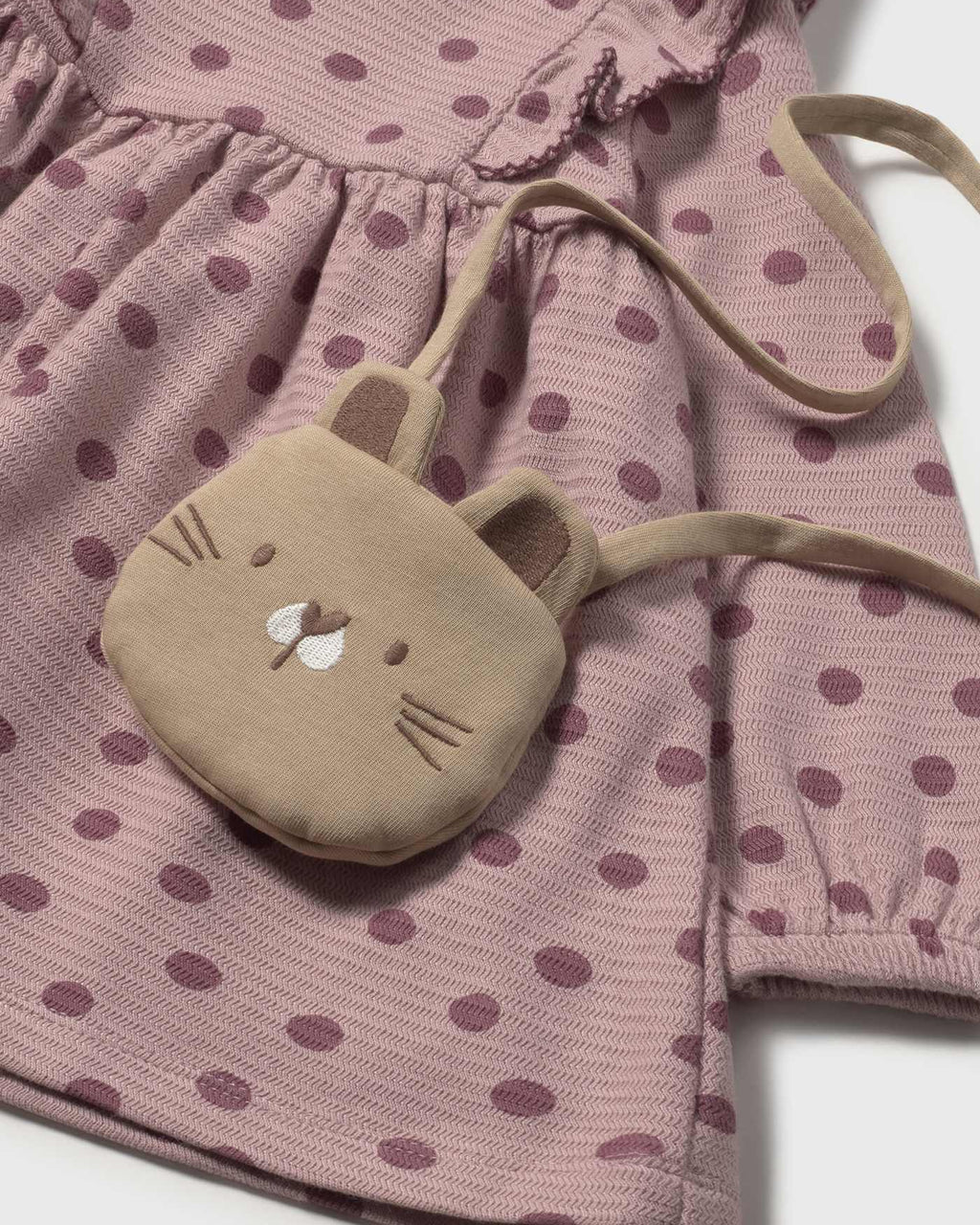 Mayoral Baby Girls Printed Dress With Bag_ 2920