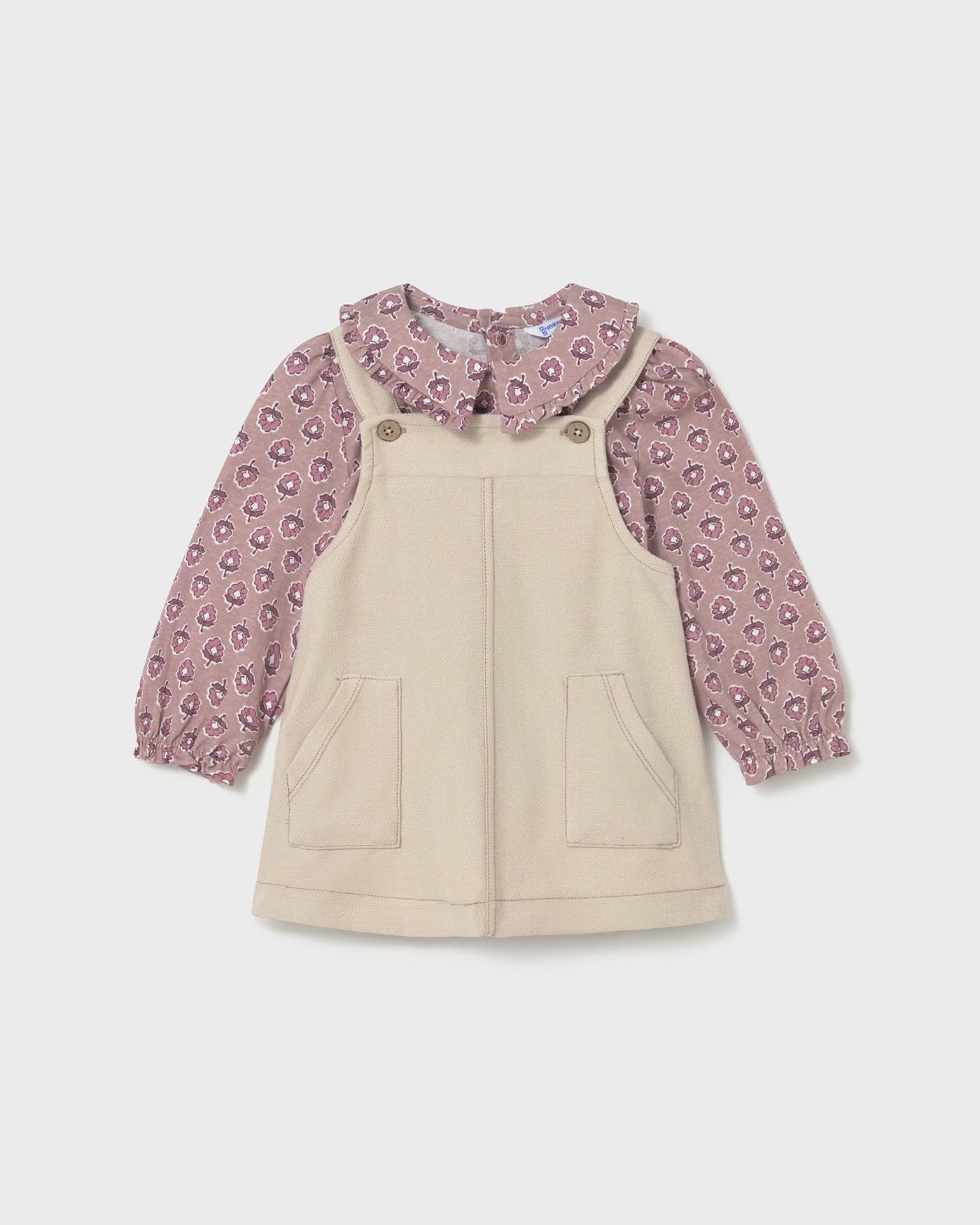 Mayoral Baby Girls Dungaree Set_ 2926