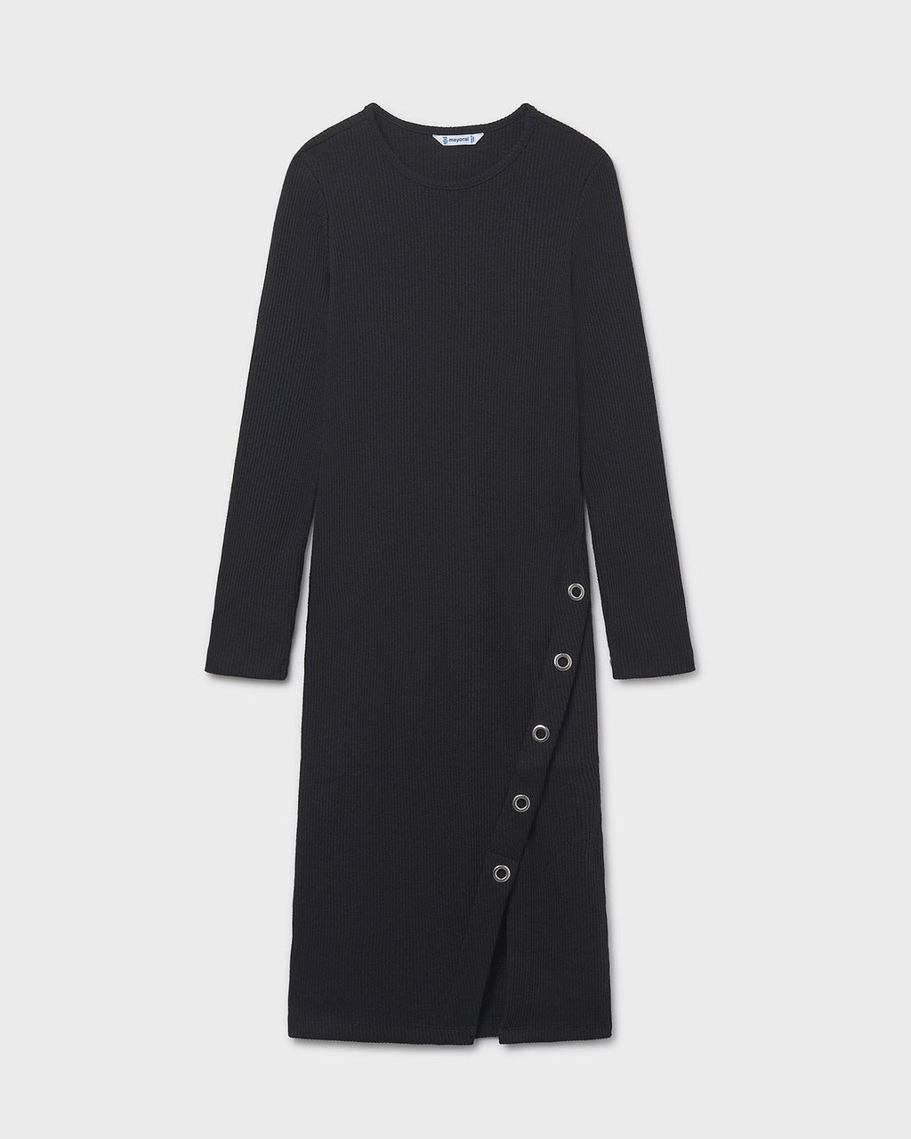 Mayoral Girls Ribbed Midi Dress_ 7915