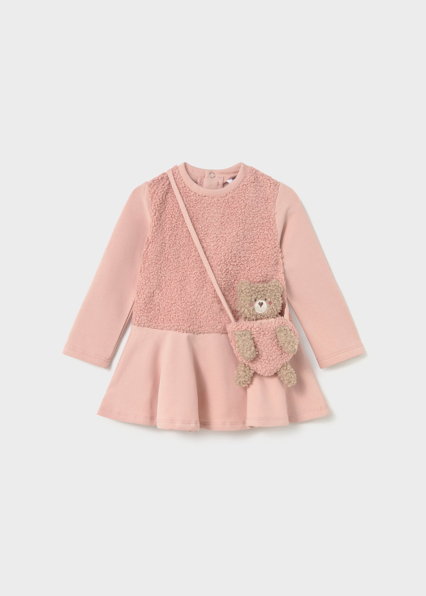 Mayoral Baby Girls Dress With Teddy Bag