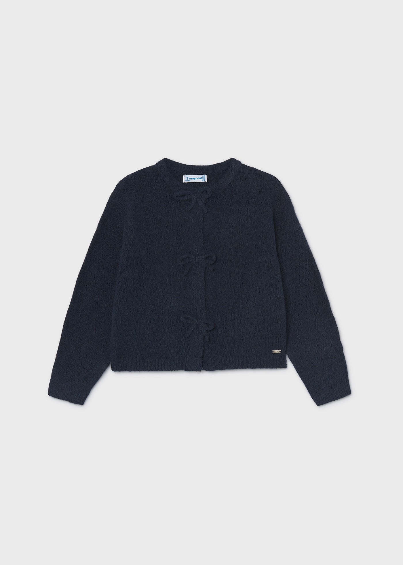 Mayoral Girls Knit Bow Cardigan