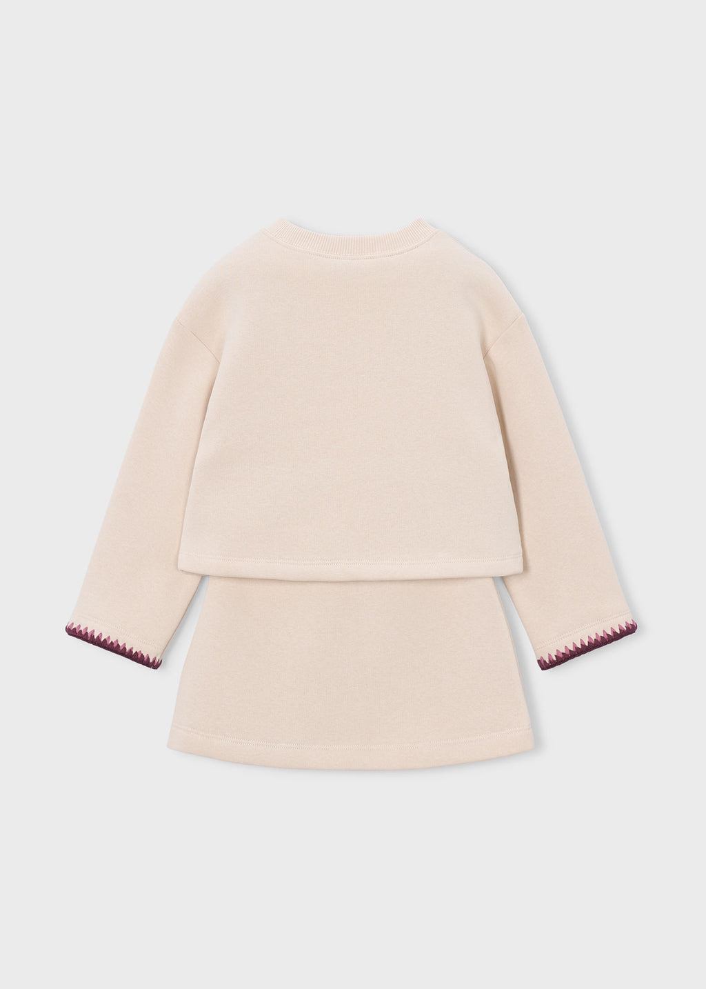 Mayoral Girls Heart Sweatshirt & Skirt Set
