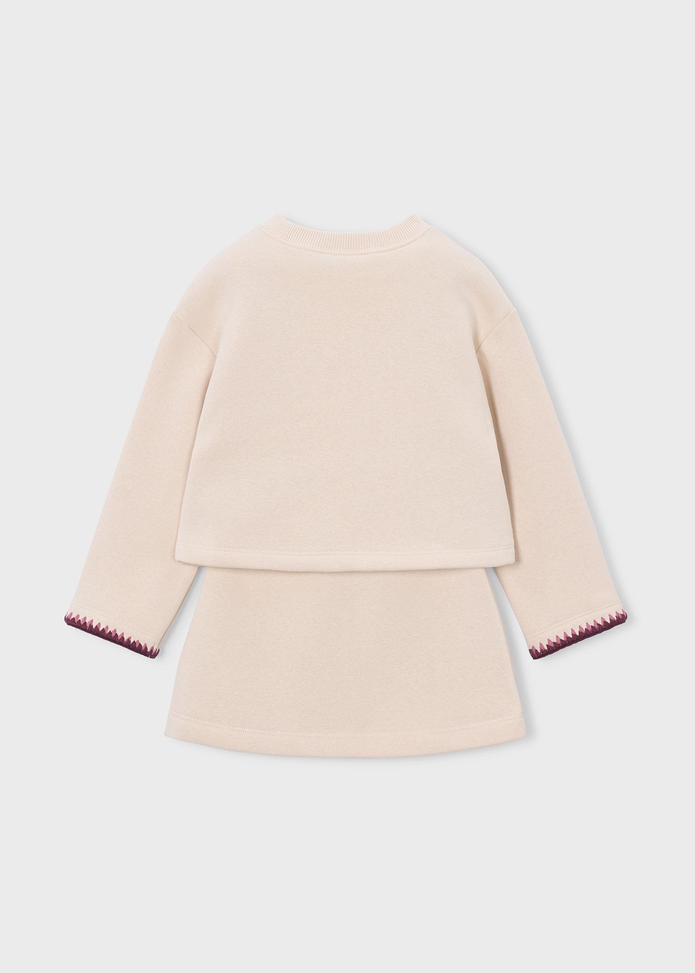 Mayoral Girls Heart Sweatshirt & Skirt Set