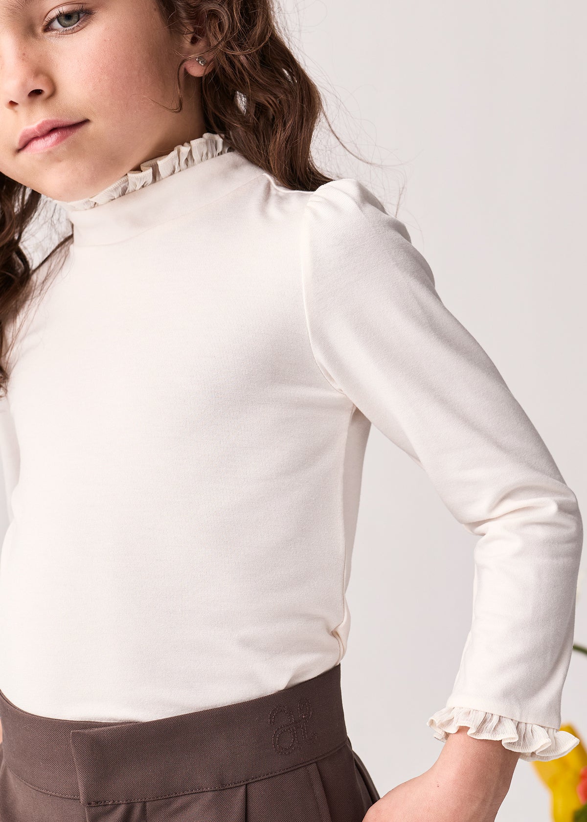 Abel & Lula Girls Knit Turtleneck