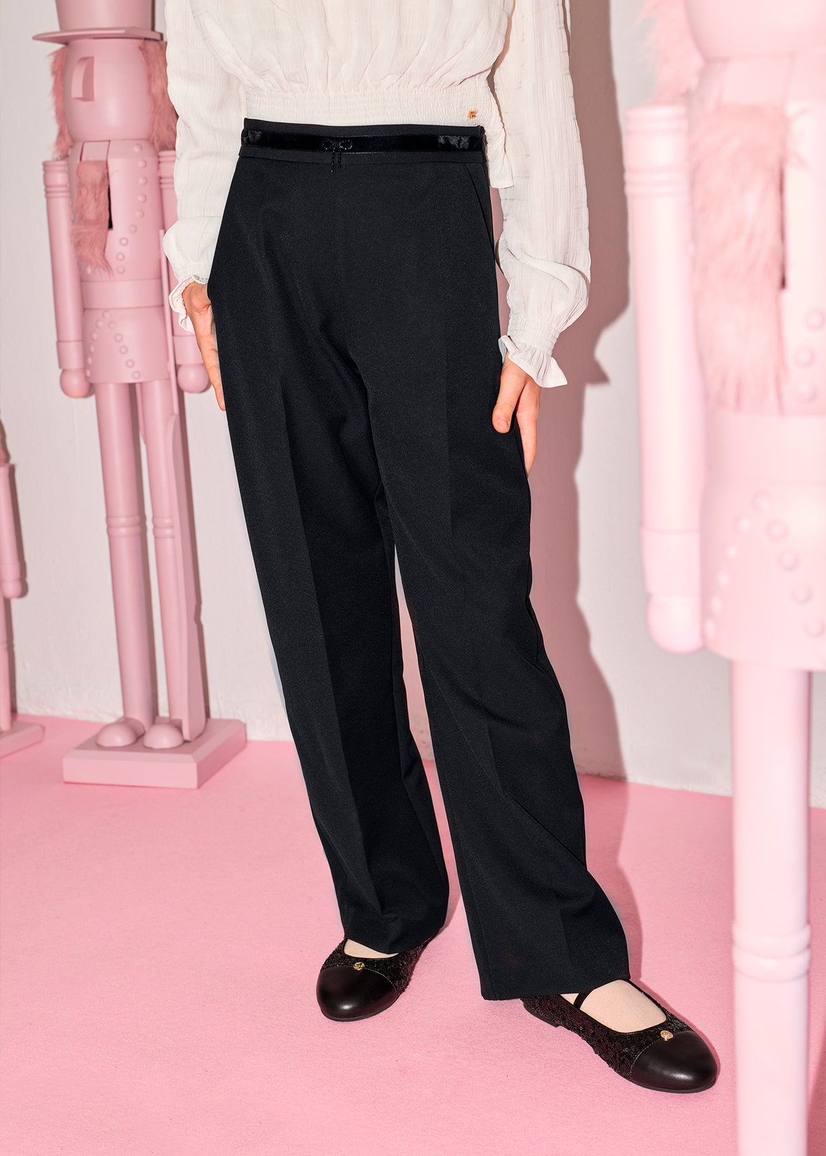Abel & Lula Girls Crepe Pants