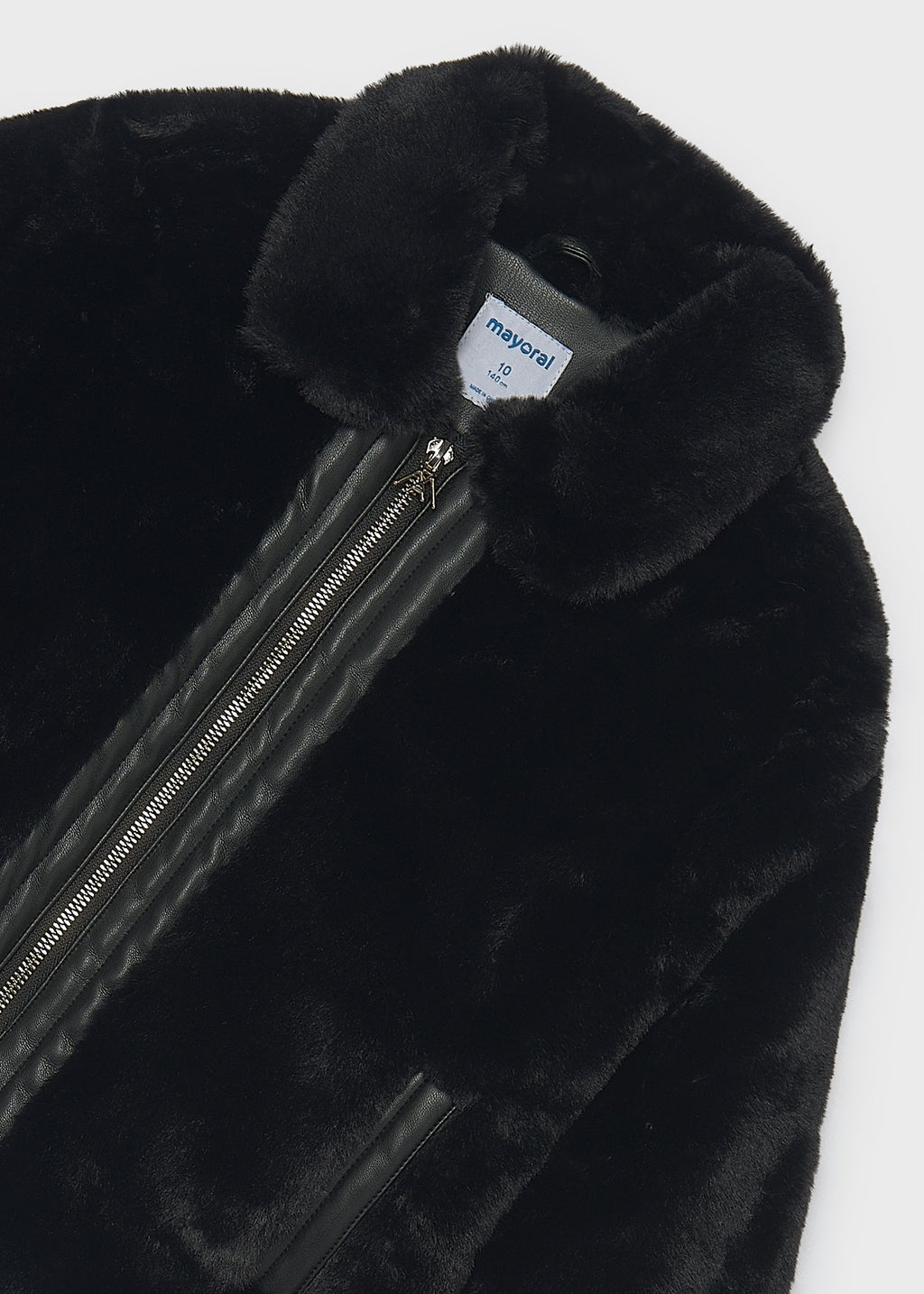 Mayoral Girls Faux Fur Coat