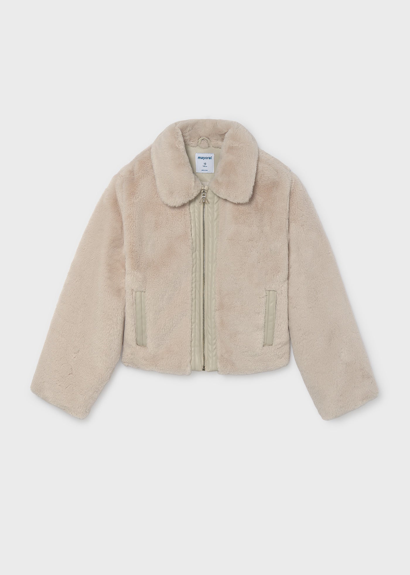 Mayoral Girls Faux Fur Coat