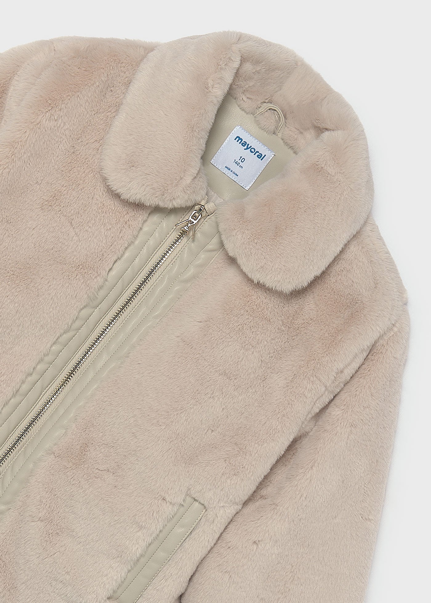 Mayoral Girls Faux Fur Coat