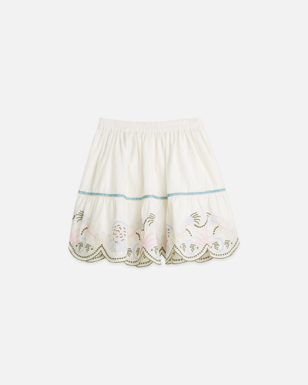 Scotch & Soda Girls Embroidered Cotton Skirt