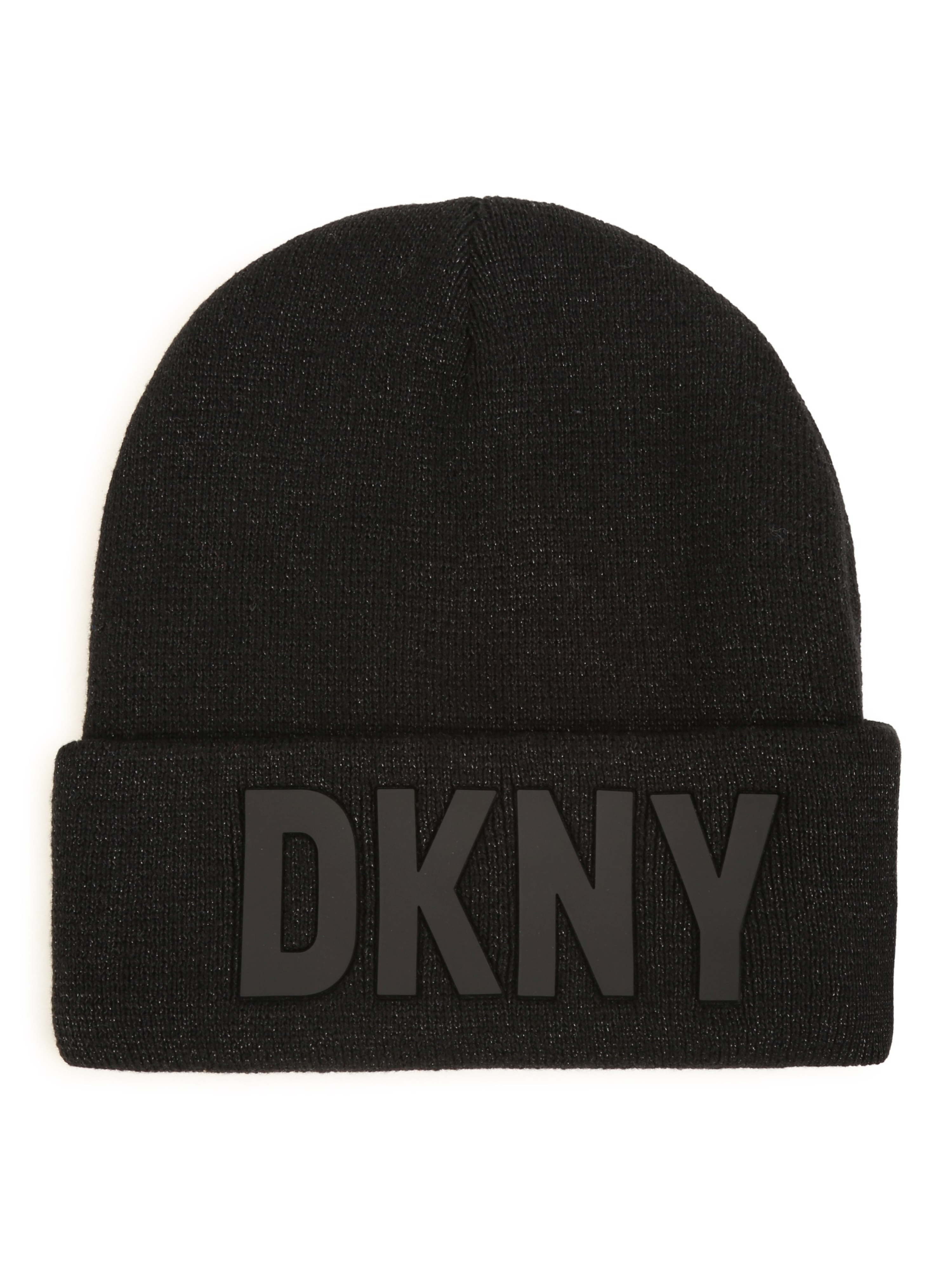 DKNY Junior Black Knitted Hat _D31309-09B