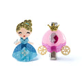 Lilies & Roses Cute Doll & Carriage Hair Clips_ AC078M-6