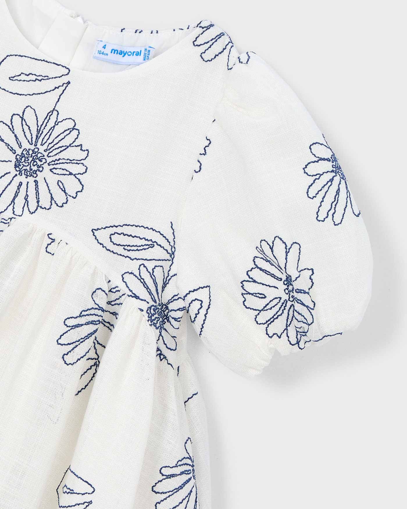 Mayoral Girls Rustic Dress_ 3921