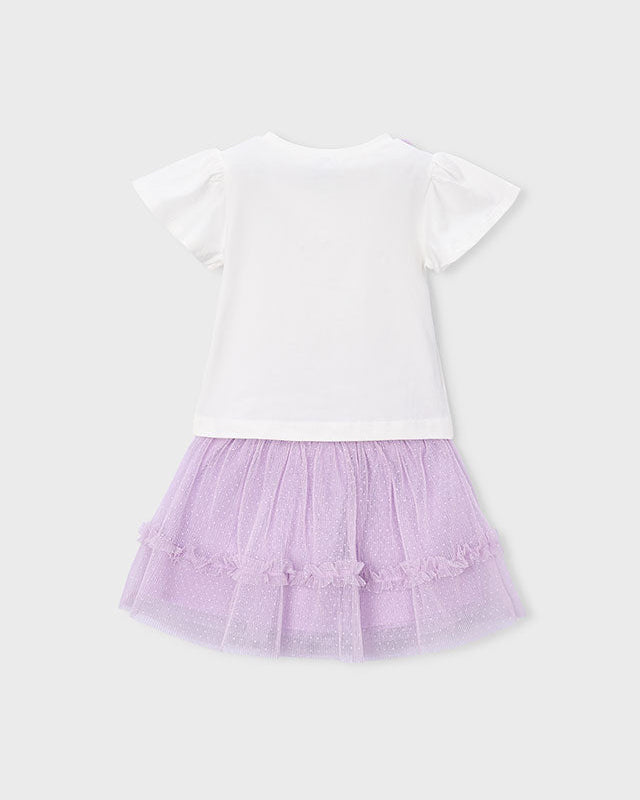 Mayoral Girls Tulle Skirt Set_ 3946