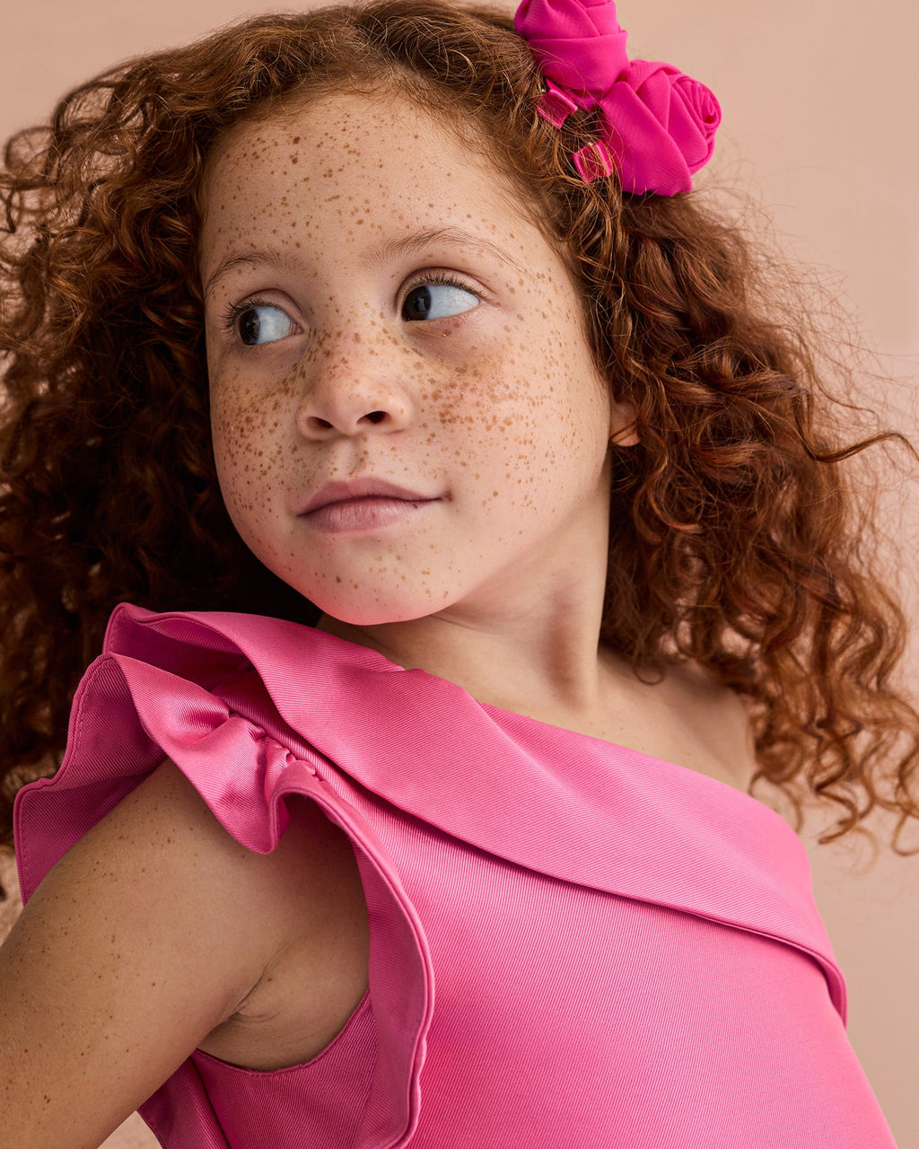 Abel & Lula Girls Asymmetric Dress_ 5045