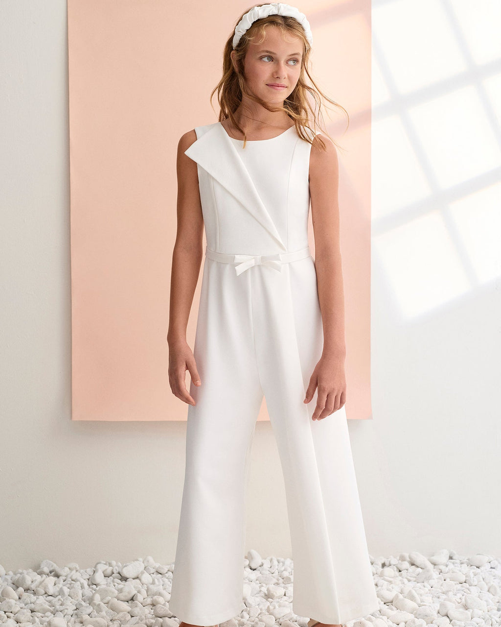 Abel & Lula Girls Crepe Jumpsuit_ 5201