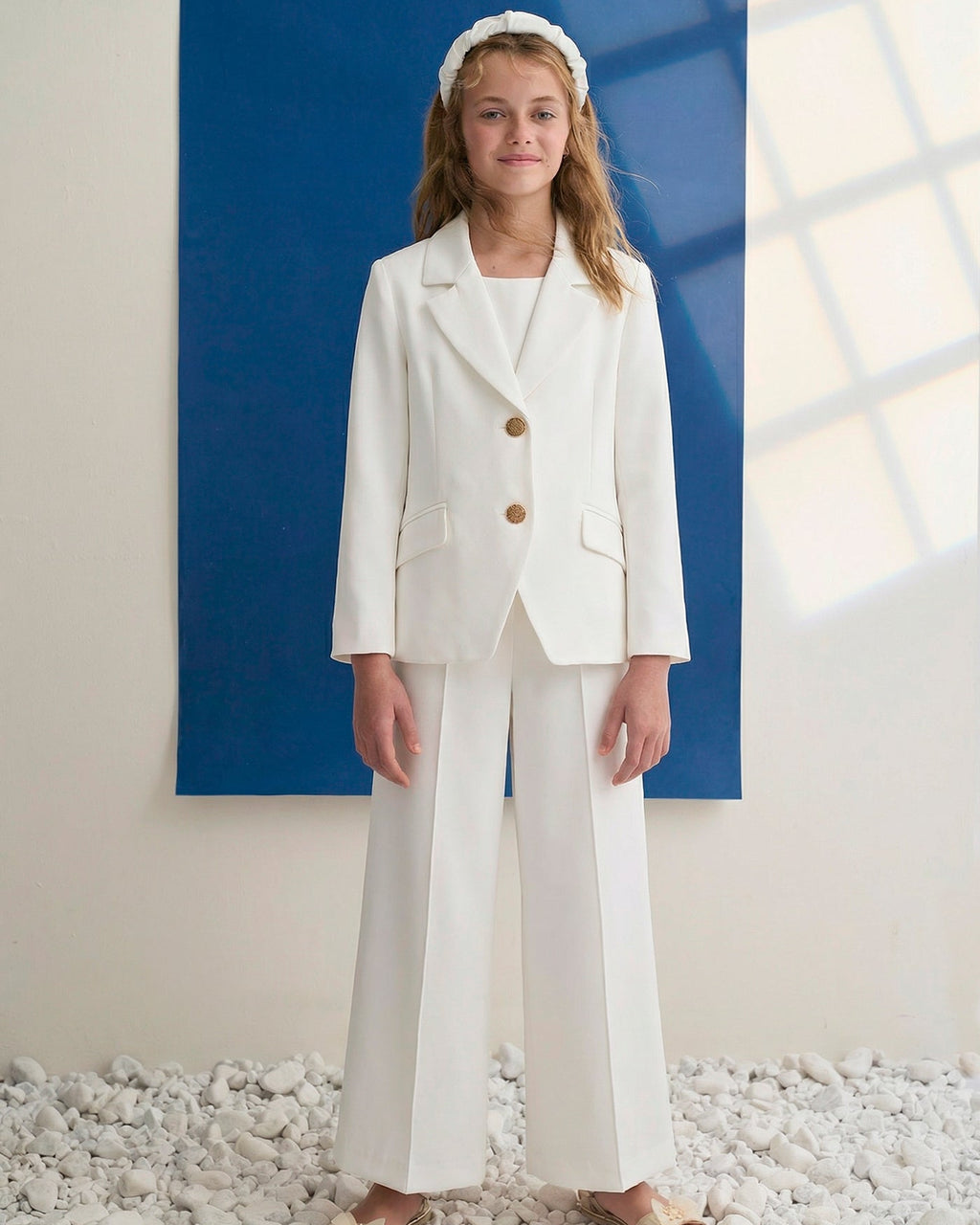 Abel & Lula Girls Crepe Pantsuit_ 5218