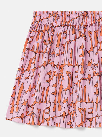 Girl Cosmic Stella Lettering Skirt