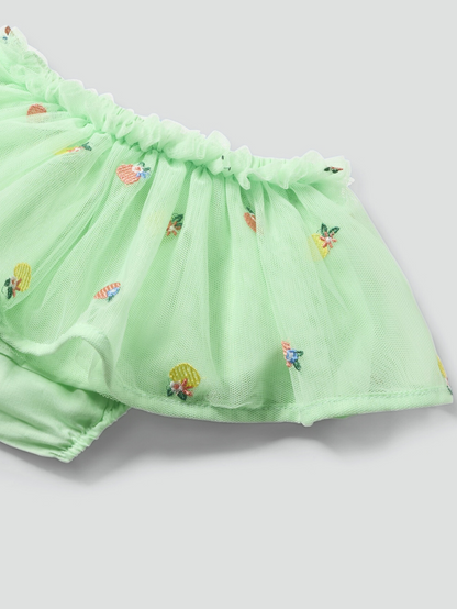 Mayoral Baby Newborn Tulle Skirt Set_ 1838-48